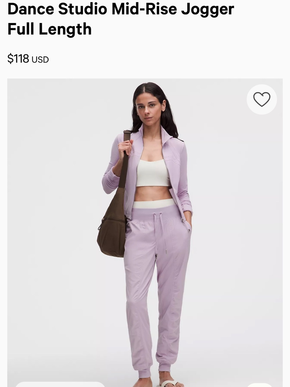 lululemon athletica Pink Dance Studio Joggers